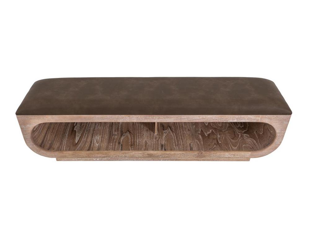 IFD - White Balam - Bench in Ivory White - IFD4321BEN veiw 3