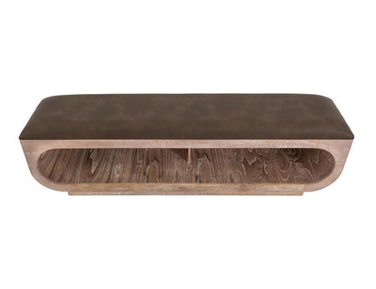 IFD - White Balam - Bench in Ivory White - IFD4321BEN veiw 3