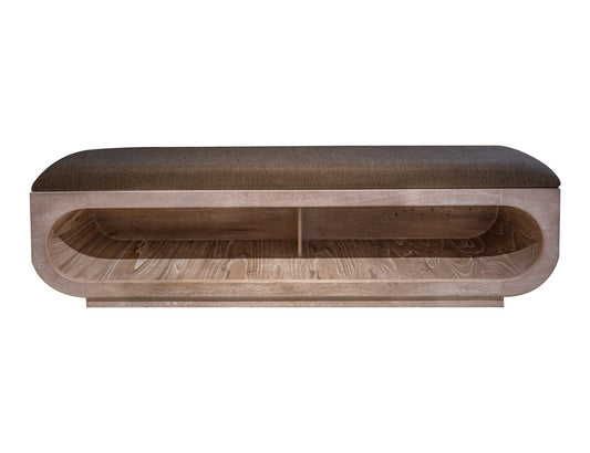 IFD - White Balam - Bench in Ivory White - IFD4322BEN view 1