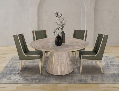 IFD - White Balam - Round Dining Table - IFD4321DINTBLRD view 2