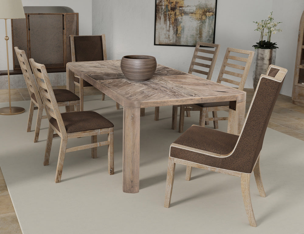 IFD - White Balam - Table in Ivory White - IFD4321TBL view 4