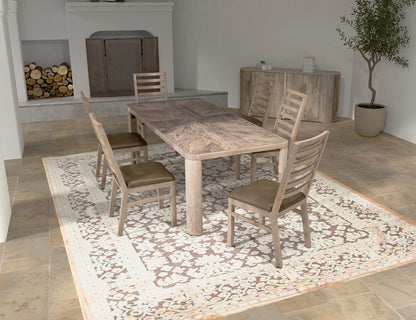 IFD - White Balam - Table in Ivory White - IFD4321TBL view 5