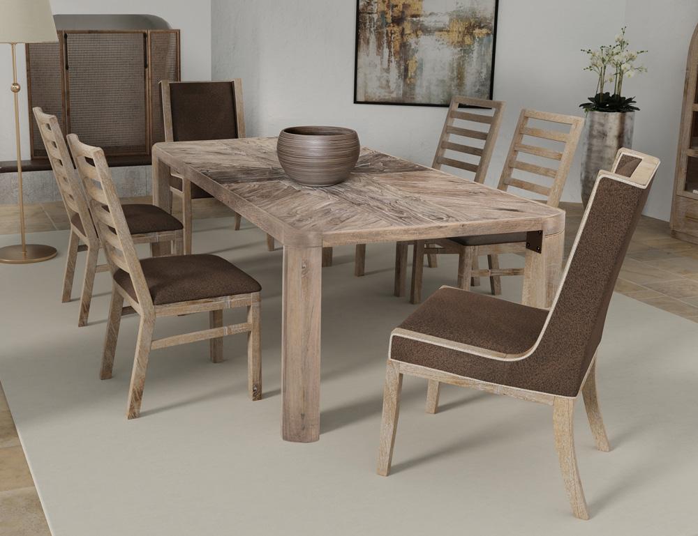 IFD - White Balam - Table in Ivory White - IFD4321TBL veiw 6