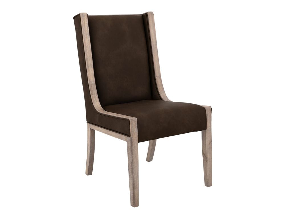 IFD - White Balam - Upholstered Wooden Chair in Camel Brown (Set of 2) - IFD4321CHUBN view 1