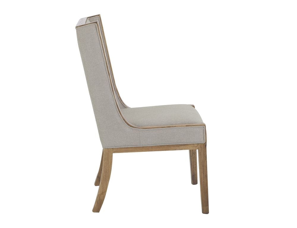 IFD - White Balam - Upholstered Wooden Chair in Ivory White (Set of 2) - IFD4321CHUIV view 2
