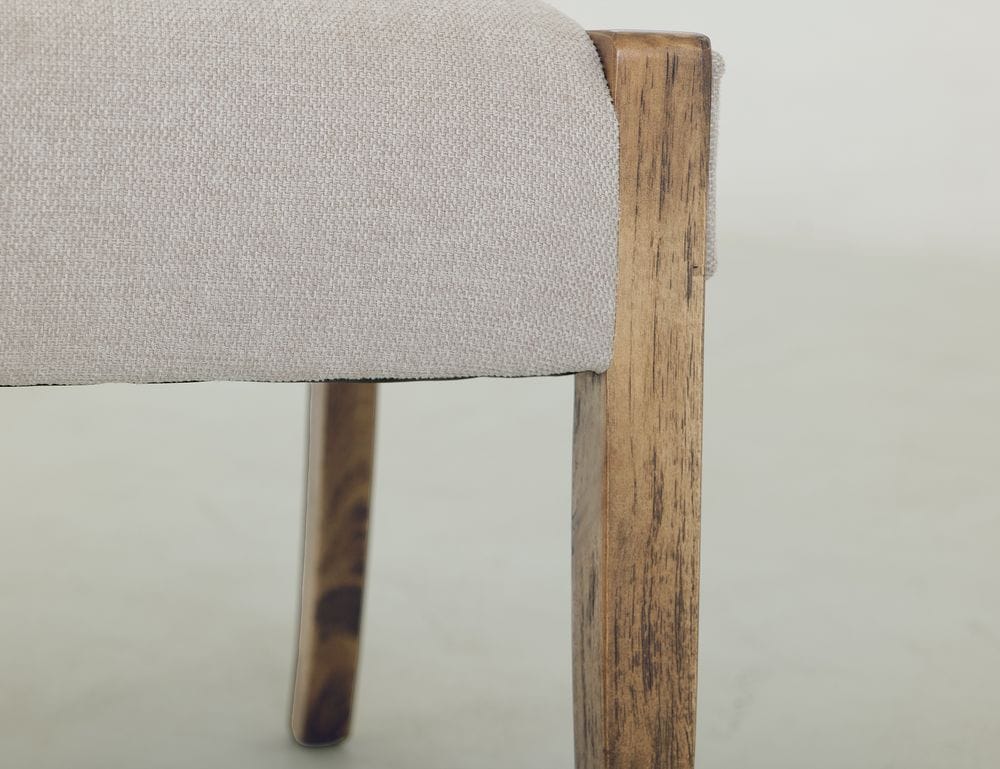IFD - White Balam - Upholstered Wooden Chair in Ivory White (Set of 2) - IFD4321CHUIV view 7