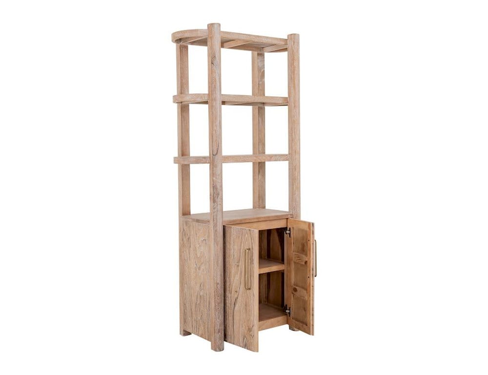 IFD  - White Balam Wall Unit, TV Stand 80" with Electric Fireplace Insert  - IFD4321WALFP80 view 5