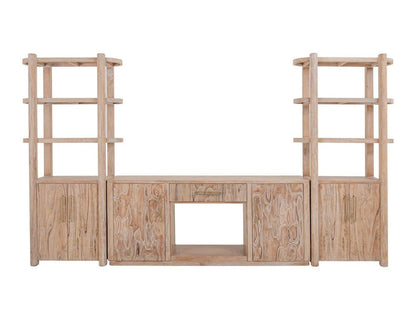IFD  - White Balam, Wall Unit with Electric Fireplace Insert  - IFD4321WALFP view 3