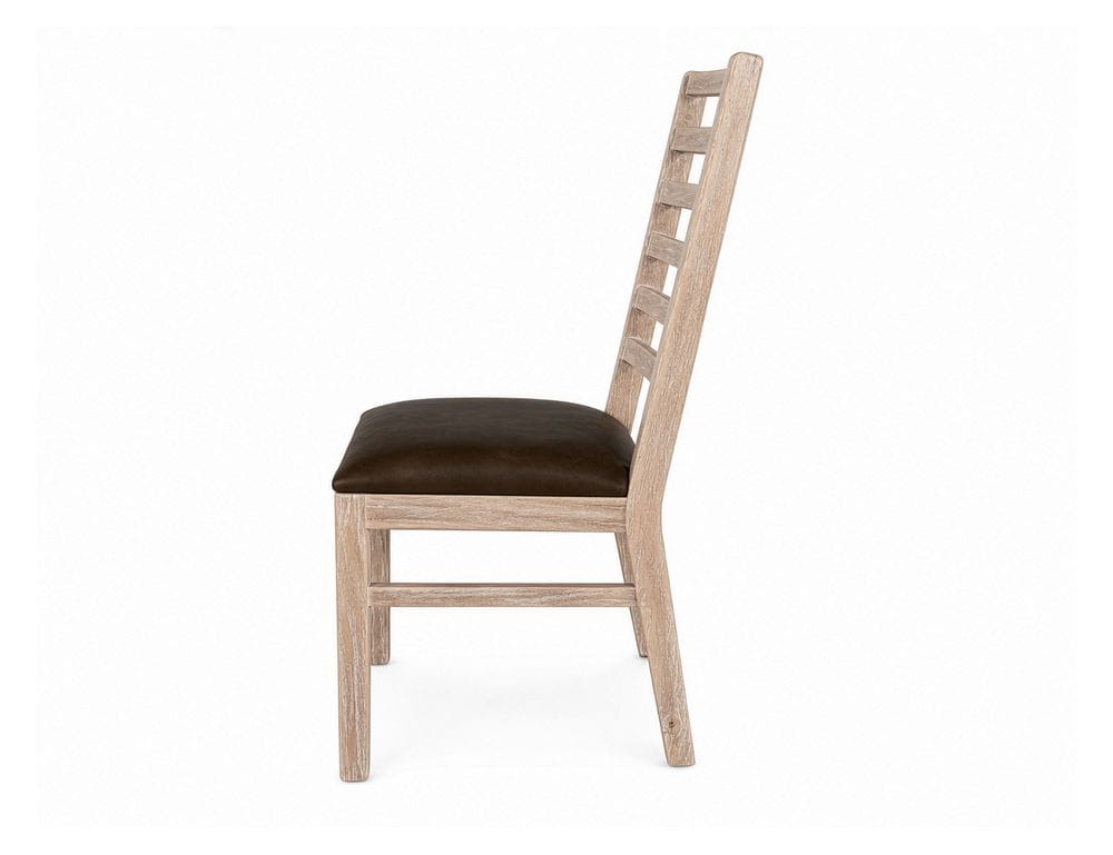 IFD - White Balam - Wooden Chair in Camel Brown (Set of 2) - IFD4321CHR view 2
