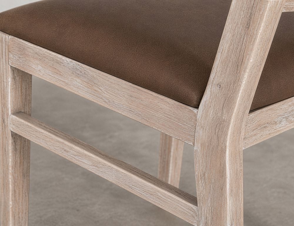 IFD - White Balam - Wooden Chair in Camel Brown (Set of 2) - IFD4321CHR view 6