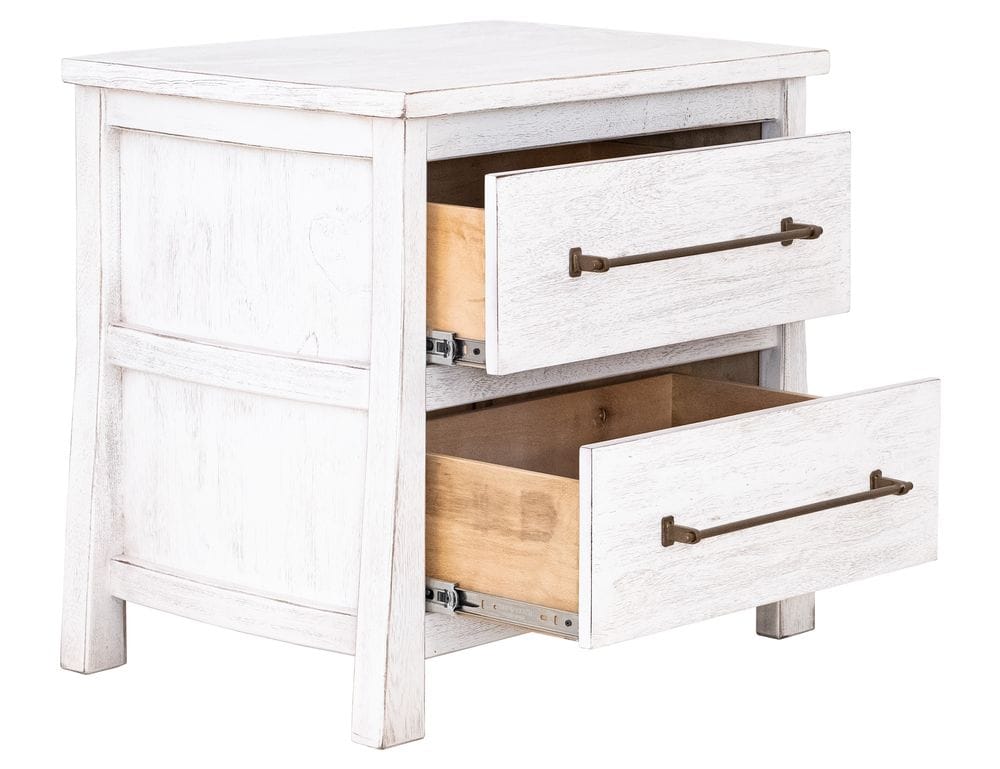 IFD - White Roots - 2 Drawer Nightstand - IFD6131NTS view 2