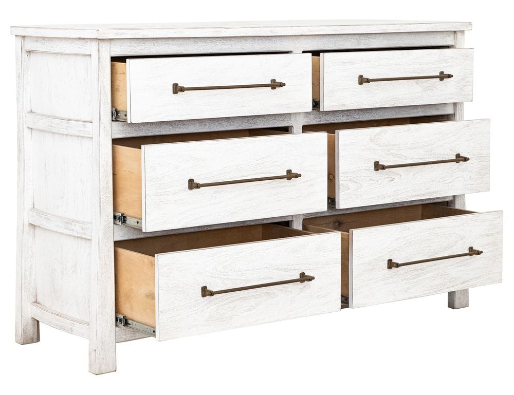 IFD - White Roots - 6 Drawer Dresser - IFD6131DSR view 2