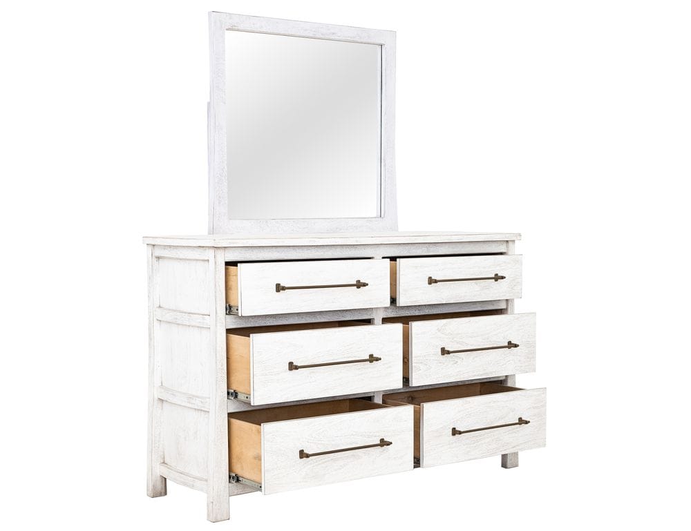 IFD - White Roots - 6 Drawer Dresser - IFD6131DSR view 4