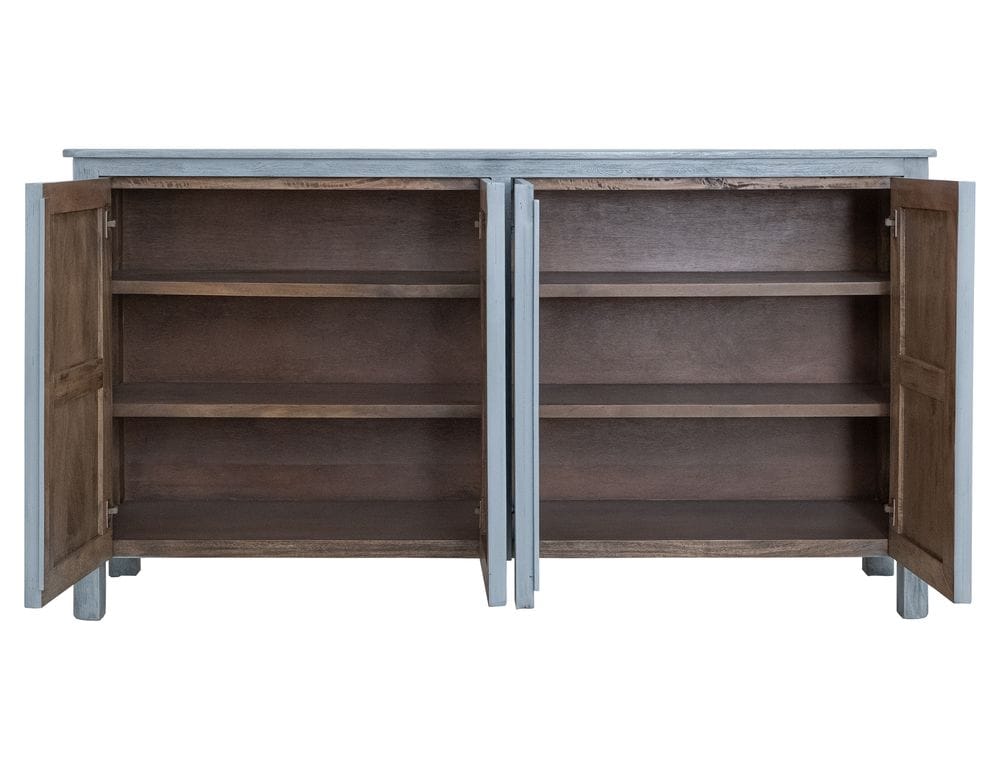 IFD - Xel-Ha - 4 Door Console in Blue - IFD5721CNSBL view 3