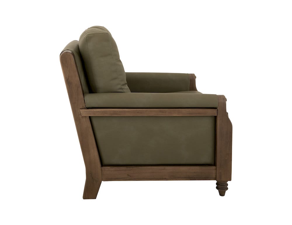 IFD  - Xel-Ha II  - Wooden Frame, Armchair  - Green  - IUP574-ACH-232 view 3