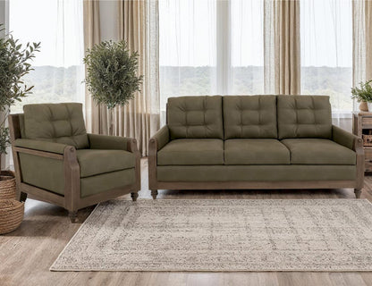 IFD  - Xel-Ha II  - Wooden Frame, Armchair  - Green  - IUP574-ACH-232 view 6