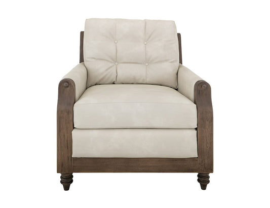IFD  - Xel-Ha II  - Wooden Frame, Armchair  - White  - IUP574-ACH-234 view 2