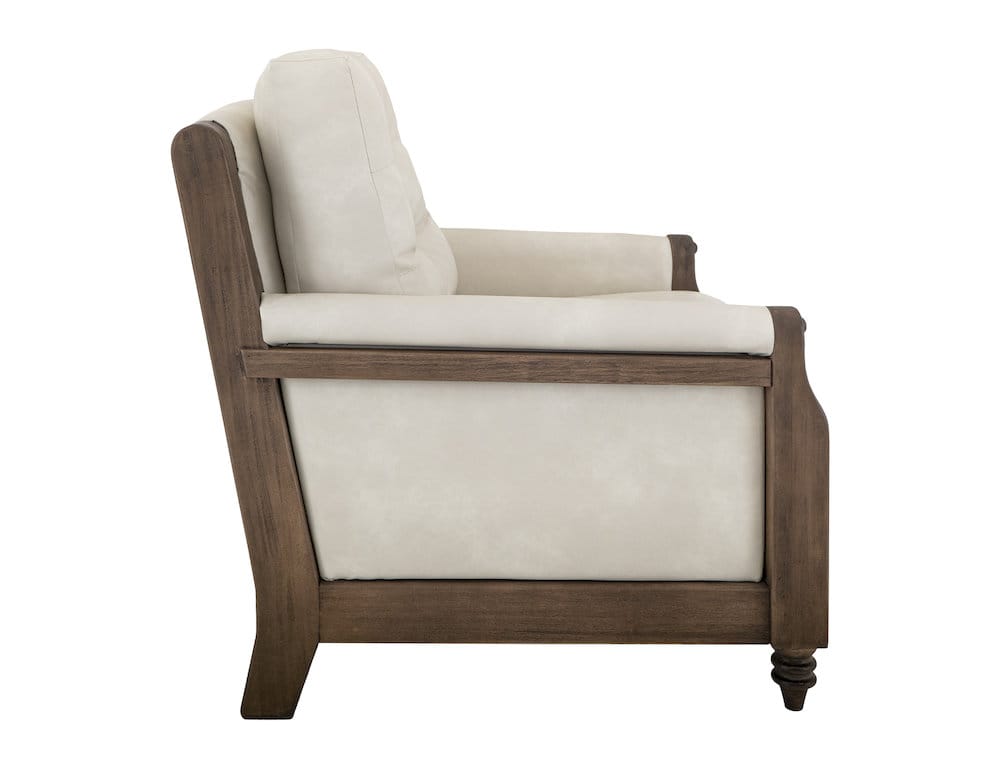 IFD  - Xel-Ha II  - Wooden Frame, Armchair  - White  - IUP574-ACH-234 view 3