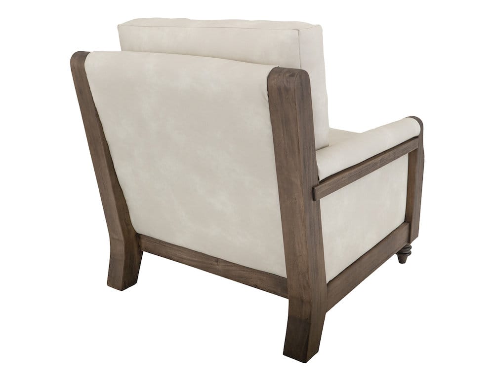 IFD  - Xel-Ha II  - Wooden Frame, Armchair  - White  - IUP574-ACH-234 view 4