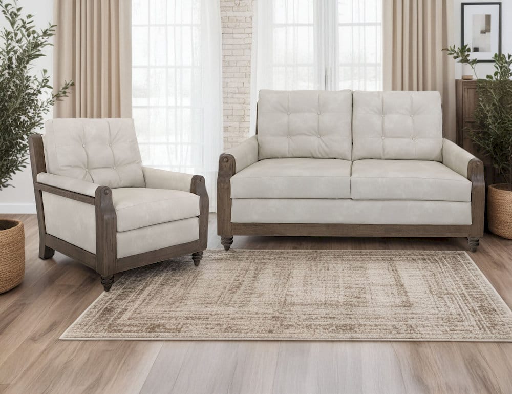 IFD  - Xel-Ha II  - Wooden Frame, Armchair  - White  - IUP574-ACH-234 view 6
