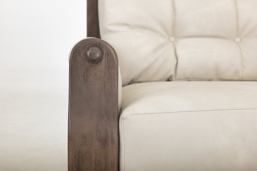 IFD  - Xel-Ha II  - Wooden Frame, Armchair  - White  - IUP574-ACH-234 view 7