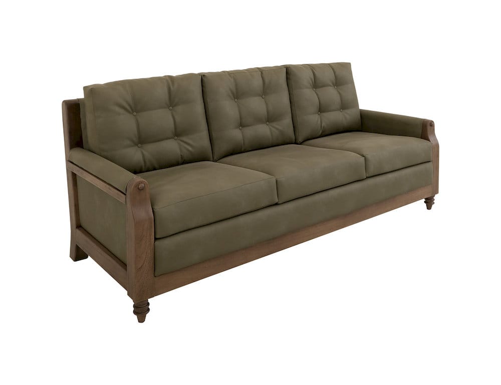 IFD  - Xel-Ha II  - Wooden Frame & Base, Sofa  - Green  - IUP574-SOF-232 view 1
