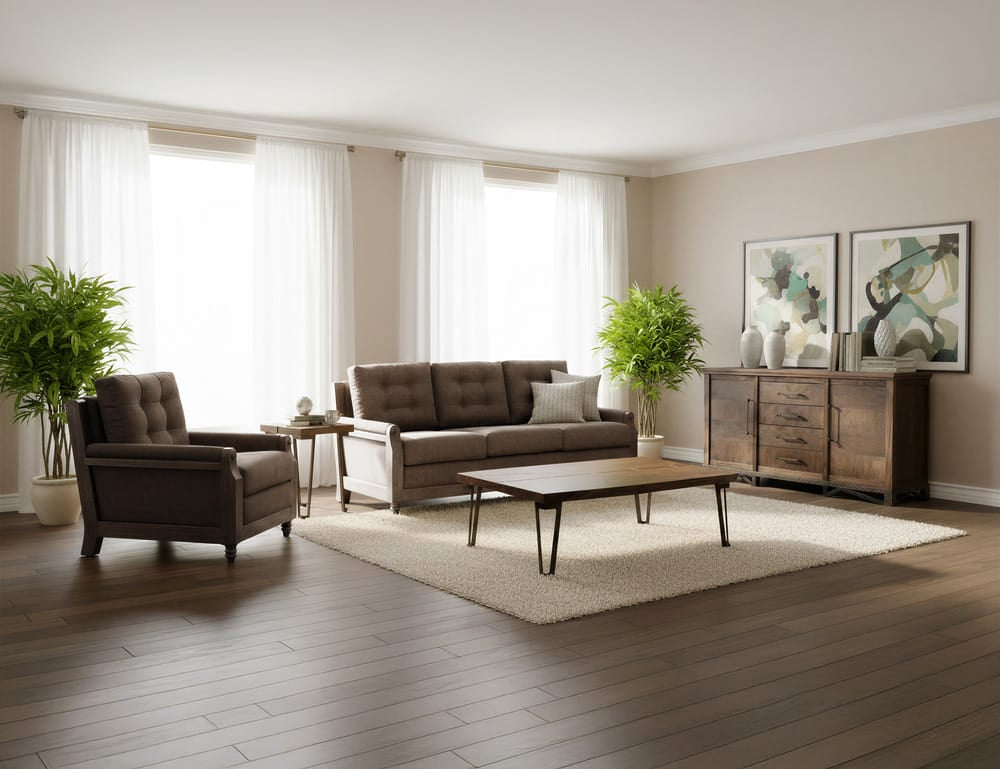 IFD - Xel-Ha II - Wooden Frame, Upholstered Loveseat in Carnelian Brown - IUP574-LOV-183 view 4