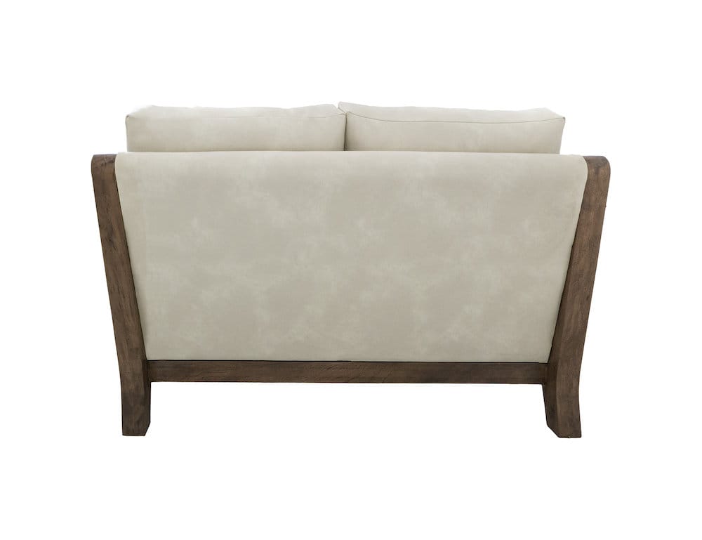 IFD  - Xel-Ha II  - Wooden Frame, Upholstered Loveseat  - White  - IUP574-LOV-234 view 5