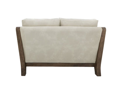 IFD  - Xel-Ha II  - Wooden Frame, Upholstered Loveseat  - White  - IUP574-LOV-234 view 5