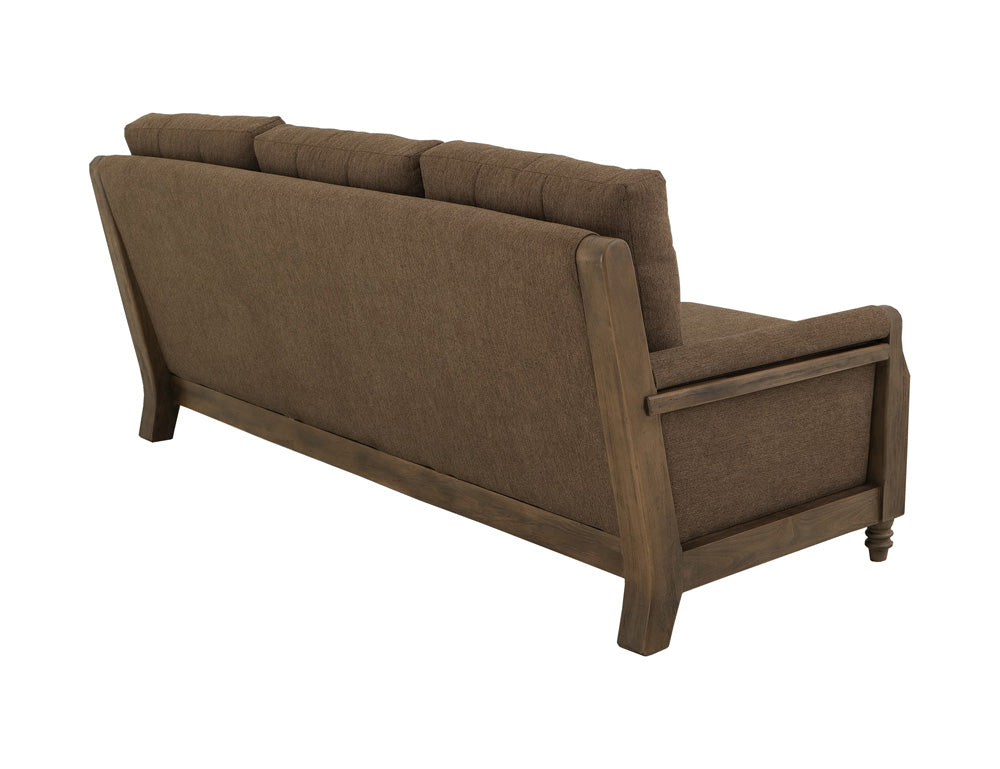 IFD - Xel-Ha II - Wooden Frame, Upholstered Sofa in Carnelian Brown - IUP574-SOF-183 view 3