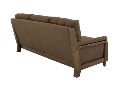 IFD - Xel-Ha II - Wooden Frame, Upholstered Sofa in Carnelian Brown - IUP574-SOF-183 view 3