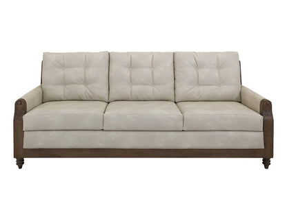 IFD  - Xel-Ha II  - Wooden Frame, Upholstered Sofa  - White  - IUP574-SOF-234 view 2