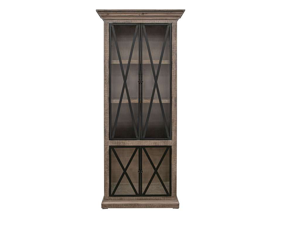 IFD - Xoan - 4 Iron Door Cabinet - IFD9201CAB veiw 1