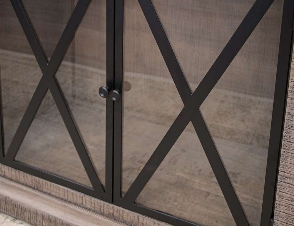 IFD - Xoan - 4 Iron Door Cabinet - IFD9201CAB veiw 5