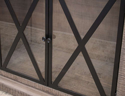 IFD - Xoan - 4 Iron Door Cabinet - IFD9201CAB veiw 5