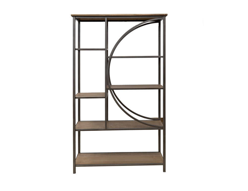 IFD - Zandria - 4 Shelves Bookcase - IFD8911BKS view 1