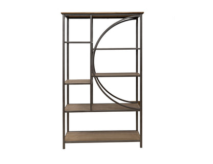 IFD - Zandria - 4 Shelves Bookcase - IFD8911BKS view 1