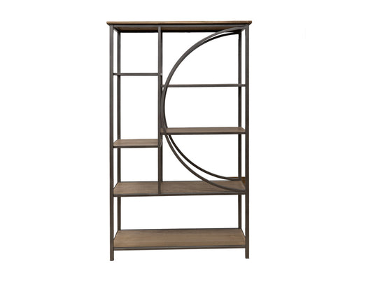 IFD - Zandria - 4 Shelves Bookcase - IFD8911BKS view 1