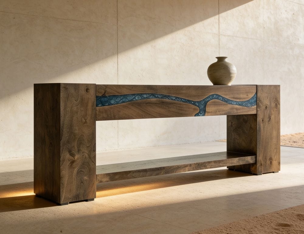 IFD - Zaphiro - Solid wood console in Brown - IFD5951CNS view 3