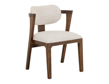 IFD  - Zaphiro  - Upholstered Chair  - White  - IFD5951CHUIV view 3