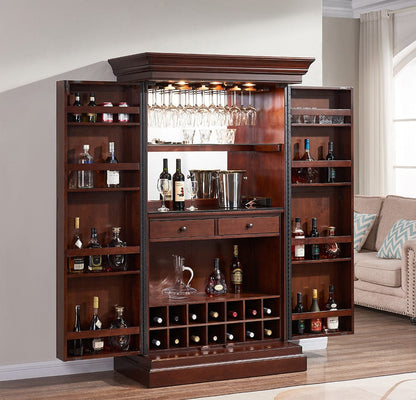 Imperial - Ashton Bar Cabinet in Nut Brown - IMP  26-1601 view 5