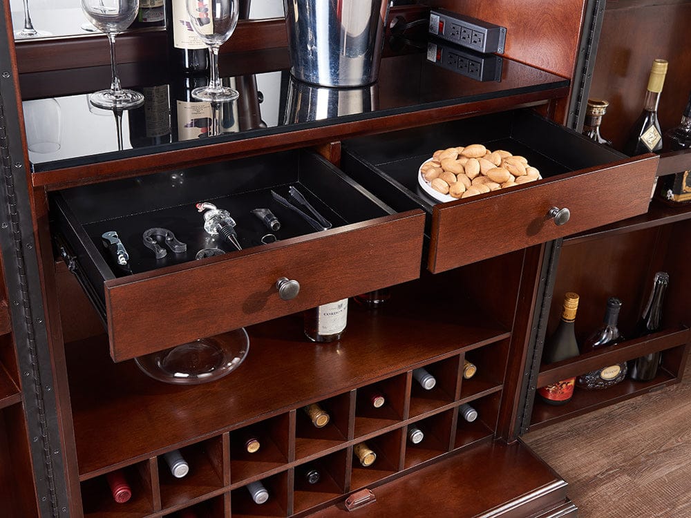 Imperial - Ashton Bar Cabinet in Nut Brown - IMP  26-1601 view 10