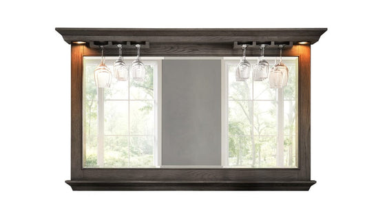 Imperial - Bixby Bar Collection Bar Mirror in Charcoal - IMP  9453674 view 1