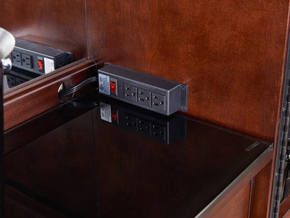 Imperial - Imperial Ashton Bar Cabinet in Nut Brown - 26-1601 view 11