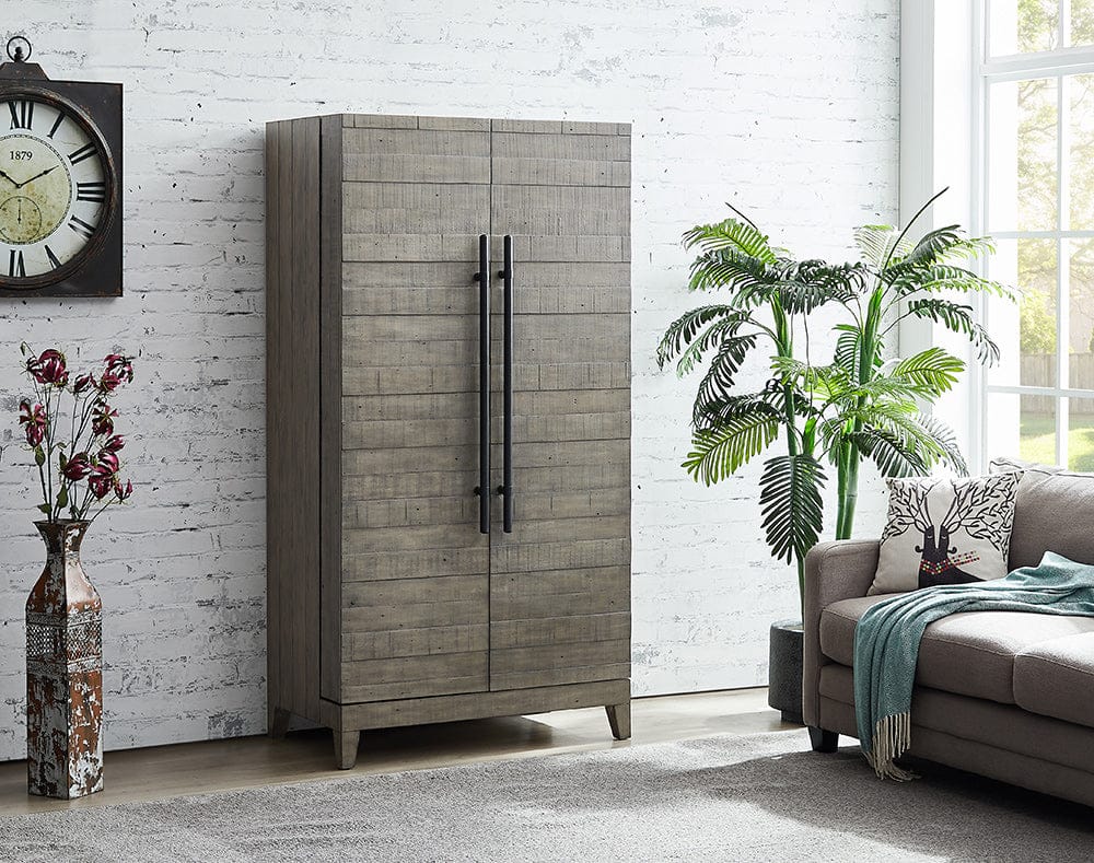 Imperial - Imperial Aurora Wine Cabinet in Stone Grey - 26-1650 view 6