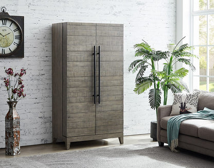 Imperial - Imperial Aurora Wine Cabinet in Stone Grey - 26-1650 view 6