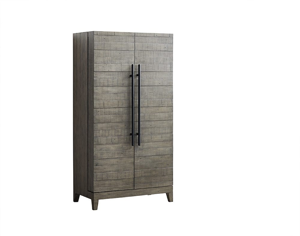 Imperial - Imperial Aurora Wine Cabinet in Stone Grey - 26-1650 view 7