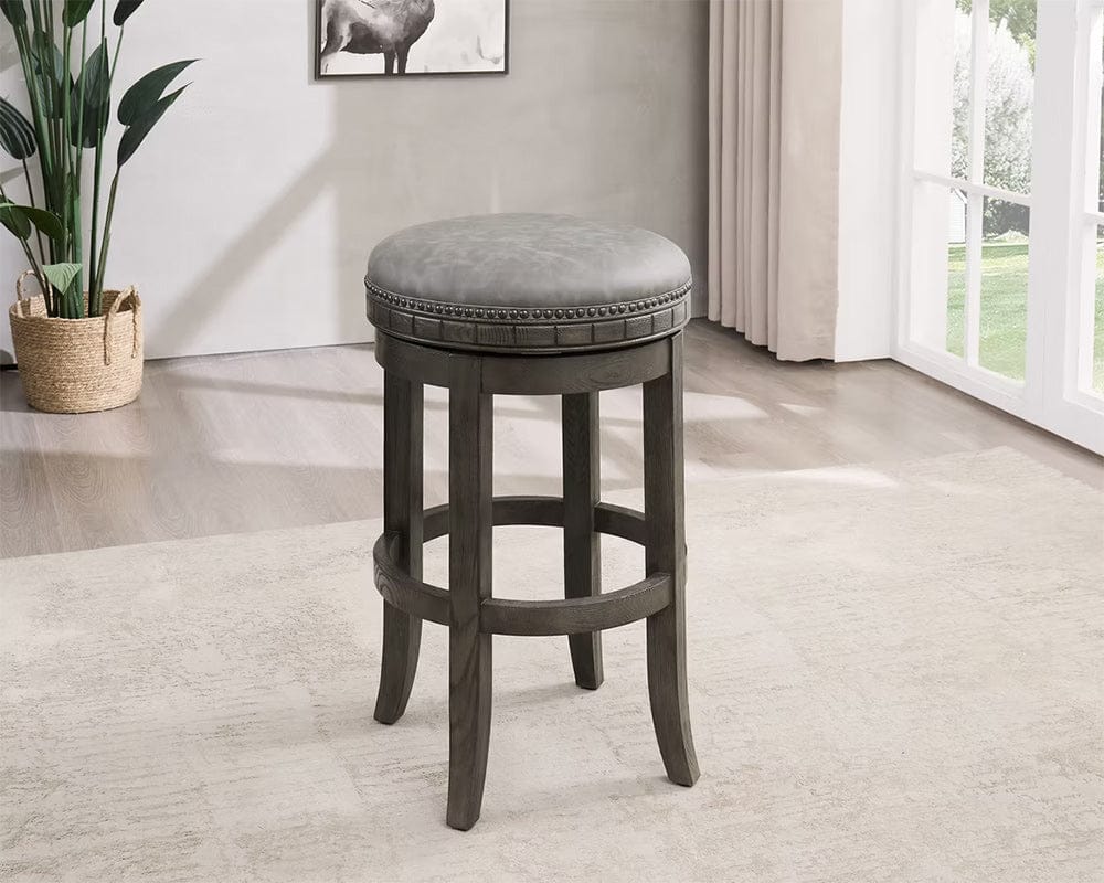 Imperial - Imperial Bixby Backless Swivel Bar Stool in Charcoal - 9142104 view 1