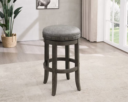 Imperial - Imperial Bixby Backless Swivel Bar Stool in Charcoal - 9142104 view 1