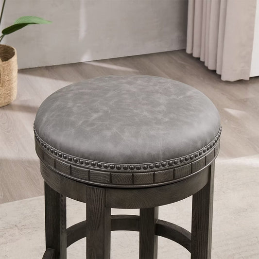 Imperial - Imperial Bixby Backless Swivel Bar Stool in Charcoal - 9142104 view 2